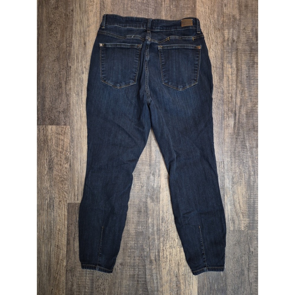Judy Blue Jeans Women's 14W x 27 Dark Wash Skinny Fit High Rise Stretch - Picture 4 of 10